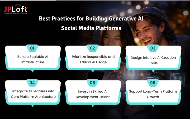 Best Practices for Building Generative AI Social Media Platforms